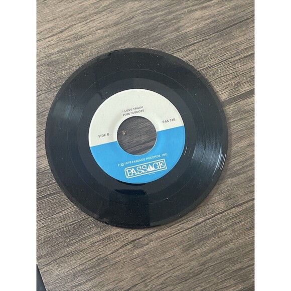 Being Green I Love Trash 45 RPM Record Passage Records Rare Children's Music - Picture 8 of 9